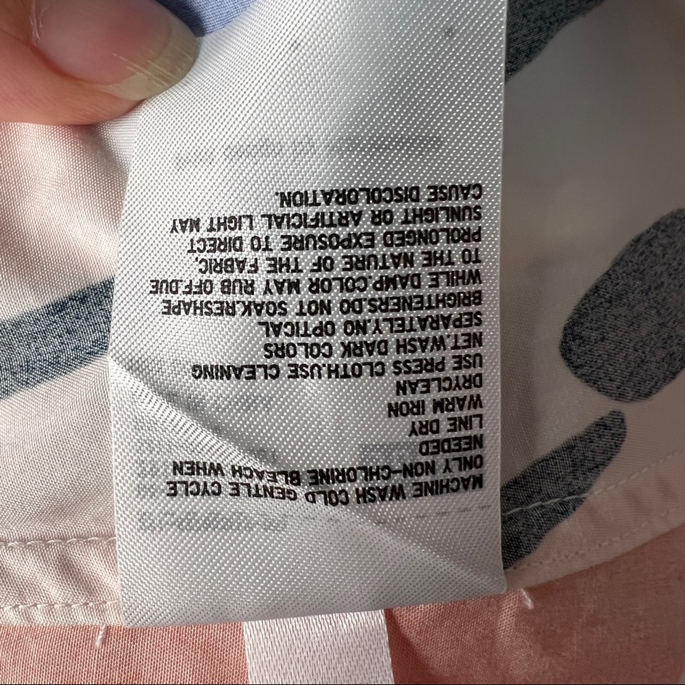 MARIMEKKO x UNIQLO Sleeveless A-Line Dress - Coral & Blue Floral - Sz XXS - Picture 9 of 10